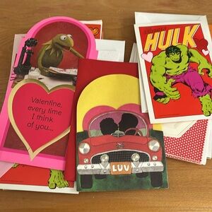 Vintage valentines, UNUSED, full size, lot of 20, various messages/audience